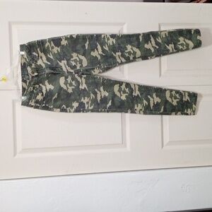 Camouflage Straight Leg